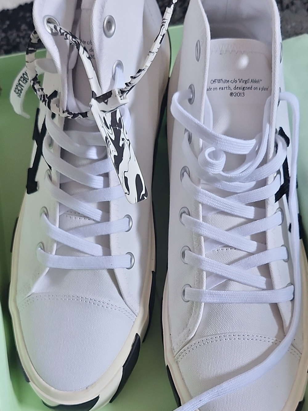 Off-White White High-Top Sneakers